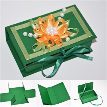 Mejor venta de cajas de joyas de papel de cuero sintético/Joyero