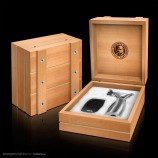 带镜子的木制展示柜/带镜子的纸抽屉盒