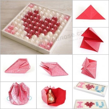 DIY Chocolate Balls Box and Package Paper with Tray
