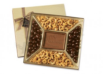 파티션 초콜릿 상자 / 명확한 덮개를 가진 초콜렛 공 상자