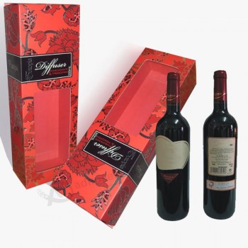 Cylinder Wine Packing/Cylinder Wine Box with Window
