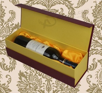 Luxury Cardboard Wardrobe Style Wine Bottle Pack Box, Wholesale Cardboard Wine Boxes