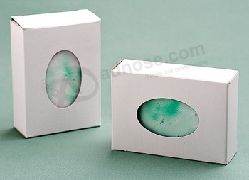 Recycler la boîte à savon carré décoratif en papier, boîte d'emballage de savon