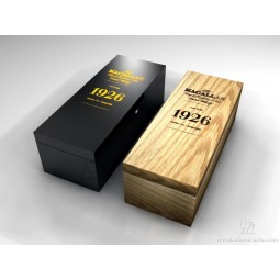 FEinBRiK BENuTzERdEFiNiERTE HölzERNE WEiN GEsCHENKBox. miT lEinNGER GEinREinNTiE