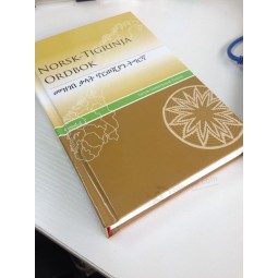 Alta qualidade grosso livro de capa dura dicionário livro impressão fábrica