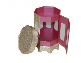 Starke Magnetverschluss Geschenkbox mit glänzendem Band