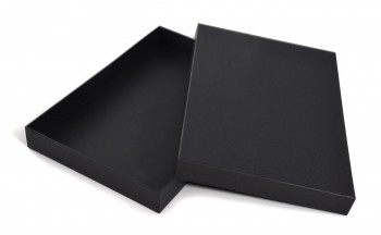 Reciclado caixa de papel kraft preto caixas de óleo essencial para venda