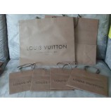 Sac à provisions En papiEr réutilisablE avEc logo brillant Et Embossé
