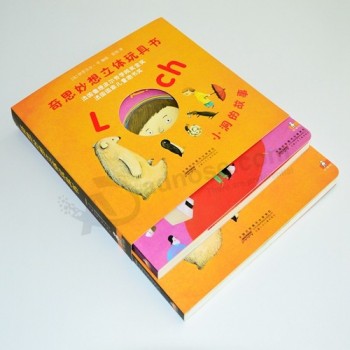 사용자 지정 완벽 한 바인딩 필름 적 층 어린이 책 하드 바인딩 된 인쇄