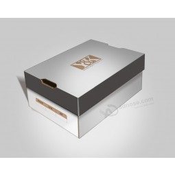 Papar ModE SchuhE Box mit HEißprägung Logo / Uv-Logo