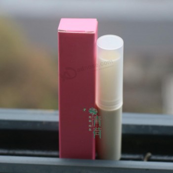 Empaquetado de brillo de labios redondo plástico personalizado claro