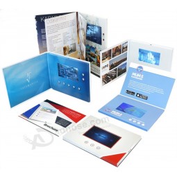 Factory Custom Video Player Download Video LCD Business Card Video Brochure for Advertising