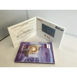 Lcd brochure groet zakelijke aangepaste 4c afdrukken videokaart