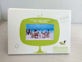 Forma de calendario de video folleto imprimible diseño personalizado