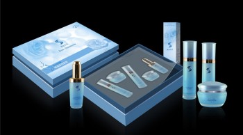 Rigid Cosmetic Box with Plastic Tray / Cosmetic Box with EVA Insert