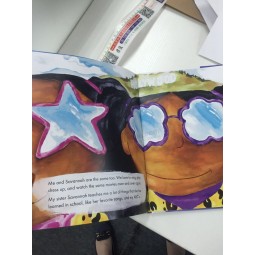 Libro de impresión colorido, libro encuadernado de tapa dura de los niños al por mayor