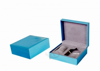 Boîte de montre de haute qualité en carton noir pour homme en carton avec oreiller