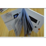 プロのカスタムブックのパンフレット印刷サービスのビデオ名刺