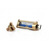 Creatieve zandige klok usb-flitser met 3 minuten testtijd