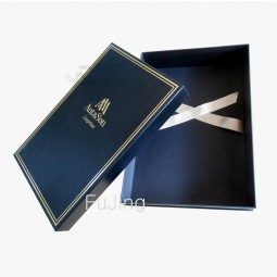 Toptint caja de empaquetado de prendas de vestir de lujo con logotipo personalizado