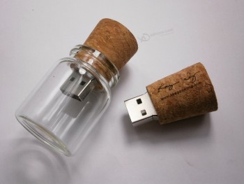 New Lovely Glass Drift Bottle 1/2/4/8гб USB 2.0 Memory Flash Stick Pen Drive