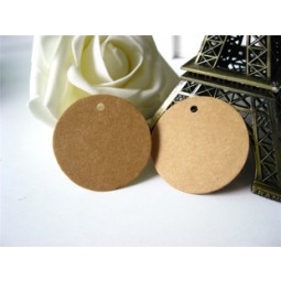 Kraft Leather Patch Two Layered Clothing Kraft Tag