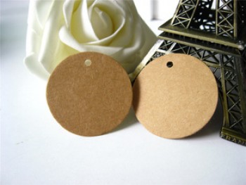 Kraft Leather Patch Two Layered Clothing Kraft Tag