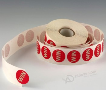 Roll Self Adhesive Sticker Labels Custom Printing Vinyl Sticker Label