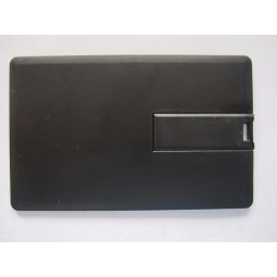 Leere schwarze Karte USB-Flash, weiße Kreditkarte USB-Stick