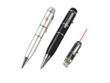 Haut pErsonnalisé-Fin lasEr stylo formE LEctEur flash USB 8Gb (Tf-0257)