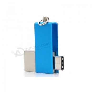 AangEpastE hoogtE-EindE typE c USB-flashstation 32 Gb 64 Gb 16 Gb pEn drivE voor mobiElE tElEfoon (Tf-0137)