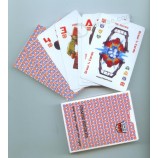 пользовательский пвх/бумажный рекламный покер с конкурентоспособной ценой
