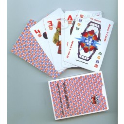 定制PVC/纸质促销扑克具有竞争力的价格