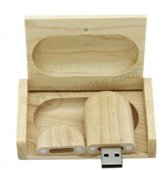 Promotion Gift Wood USB 2.0 Memory Stick Flash Pen Drive 4GB-32GB with Wood Packing