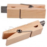 Promotionele houtklem usb flash drive 4 gb 8 gb 16 gb