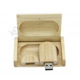 Fabrieksprijs houten usb met doos 1 gb 2 gb 4 gb 8 gb flitsschijf als huwelijksgiften