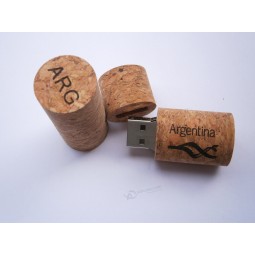 Lecteur de vin de liège USB, bouchon de vin u-Disque laser gravure professioal cadeau de mariage 4gb 8gb usb