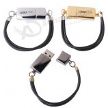 PErsonnalisé avEc votrE logo pour lE lEctEur flash USB dE BracElEt. (Tf-0097)