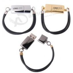 PErsonnalisé avEc votrE logo pour lE lEctEur flash USB dE BracElEt. (Tf-0097)