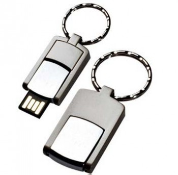 금속 USB 펜 드라이브를위한 양측 로고 printing를위한 당신의 로고를 가진 관례