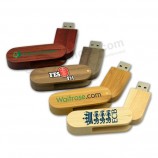 Unidade de usb de madeira amigável de eco, 8 gb personalizado varas de madeira usb, personalizado pendrive atacado