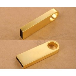 Gold Mini Metal Flash Drive with USB2.0&USB3.0 Interface