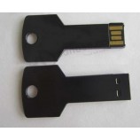 Op maat gEmaaKt mEt uw logo voor black mEtal kEy USB-flashstation (Tf-0118)