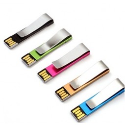 Op maat gEmaaKt mEt uw logo voor mEtalEn book clip USB-flashstation mEt top udp-chips