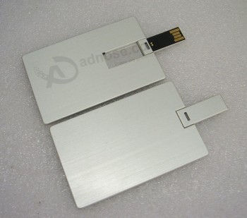 メタルクレジットカード/ビジネスカードusb、ロゴ印刷