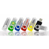Promotionele draaibare usb flash drive kleurrijke bulk goedkope thumb drive 2 gb 4 gb 8 gb sticks