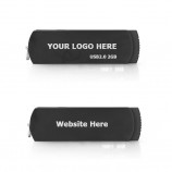 Atacado pErsonalizado mEtal prEto giratória PEn drivE USB (Tf-0414)