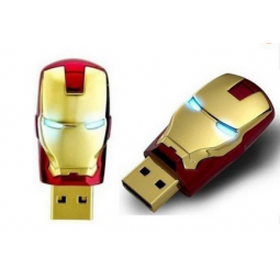 Wholesale custom Promotional Good Quality Iron Man 16GB USB Flash Disk