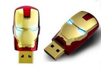 Wholesale custom Promotional Good Quality Iron Man 16GB USB Flash Disk