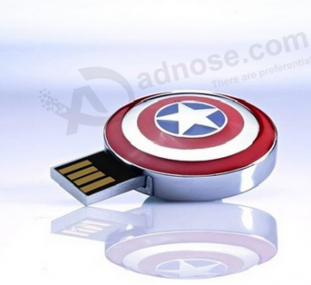 도매 사용자 정의 복수 자 시리즈 캡틴 미국의 USB 플래시 드라이브 16 기가 바이트